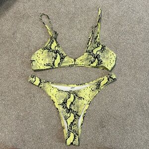 Snakeskin bikini